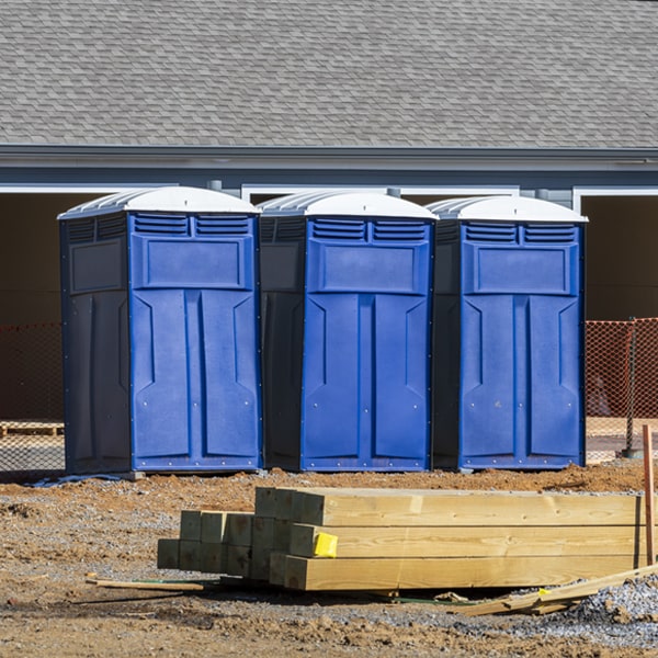 what is the maximum capacity for a single portable restroom in Huntsville